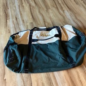 Cabela’s zip duffel bag 150L – 36"L x 18"D; Weight: 3.97 lbs